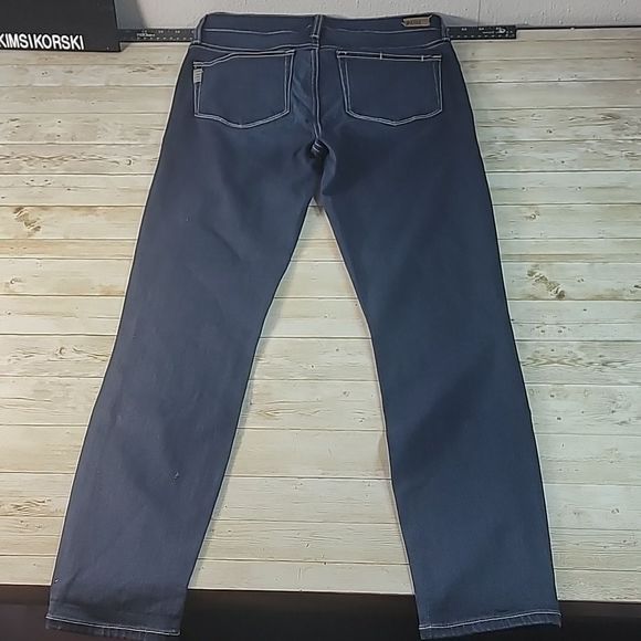 PAIGE Womens HOXTON ANKLE High-Rise Skinny Charing Dark Blue Jeans‎ 28 - Picture 5 of 14